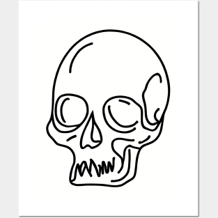 Cartoony skull Posters and Art